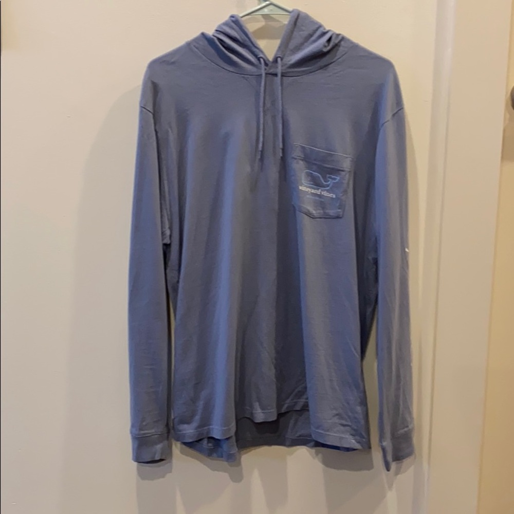 Vineyard Vines Long Sleeve Hooded Pocket Tee